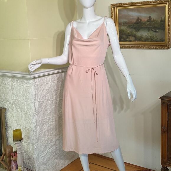 NWT Forever 21 Pink Satin Slip Dress size 2X - Picture 9 of 12